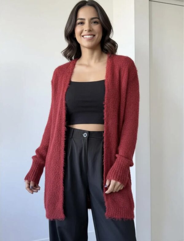 Cardigan Burdeo (Monito) - Imagen 7