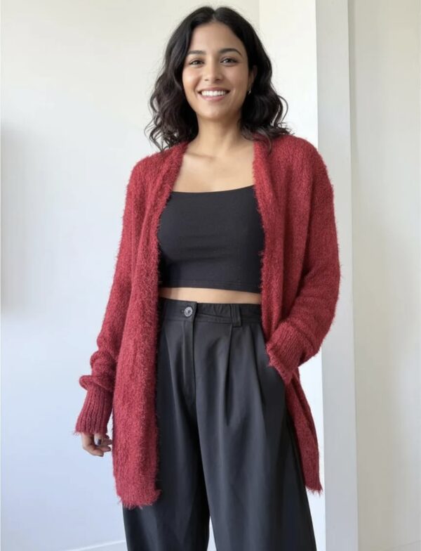 Cardigan Burdeo (Monito) - Imagen 10
