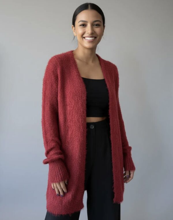 Cardigan Burdeo (Monito) - Imagen 9
